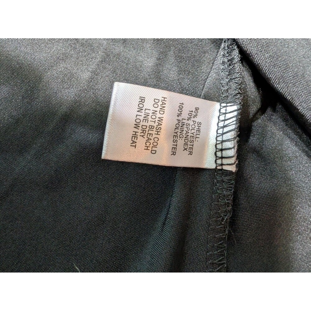 Lulus‎ Black Satin Maxi Evening Gown XS - Picture 4 of 7